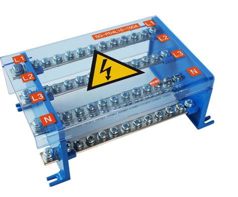 three phase power distribution box|3 phase power distribution block.